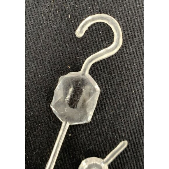 Vintage Atomic Snowflake Christmas Ornaments 4” Plastic Lot of 21 - Picture 3 of 3